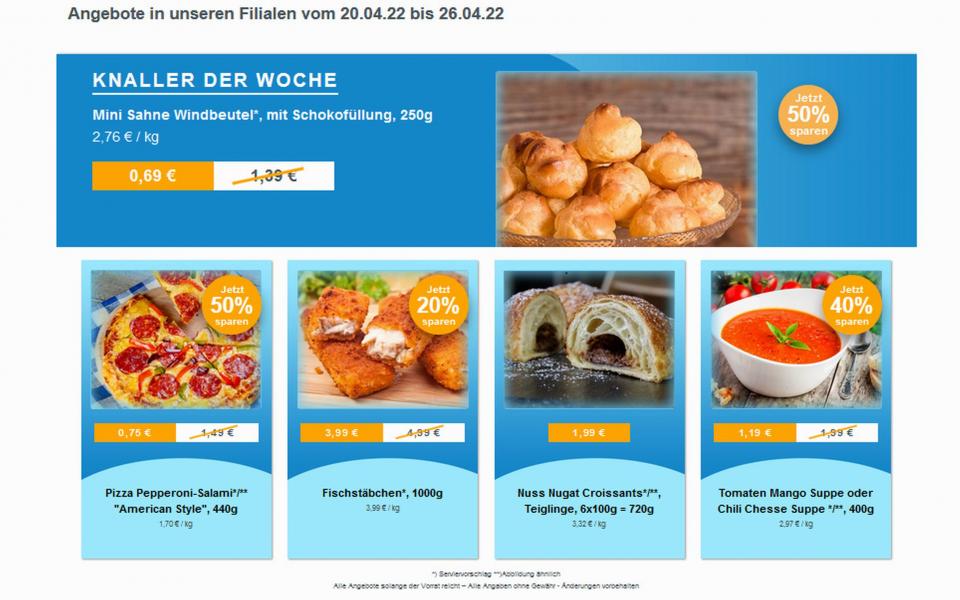 Angebote Werbung ab 20. April 2022 bei Frostkauf – Ihr Tiefkühl-Discount, Berliner Allee aus Hohenwarsleben