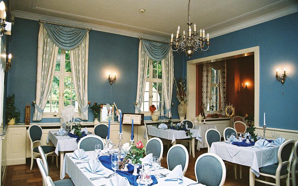 Blauer Salon der Lauchstedter Gaststuben - Restaurant aus Bad Lauchstädt