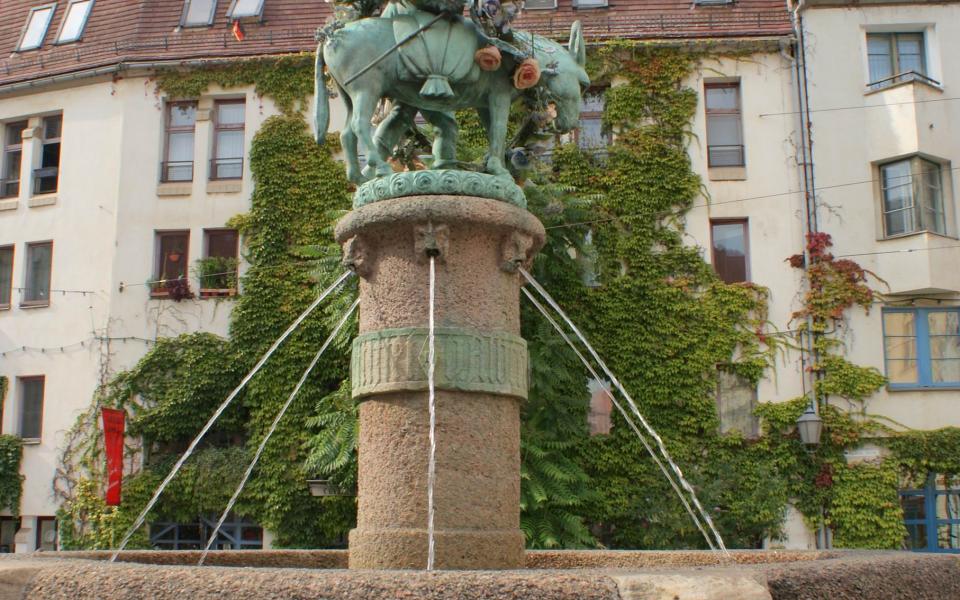 Eselsbrunnen auf dem Alten Markt aus Halle (Saale) 3