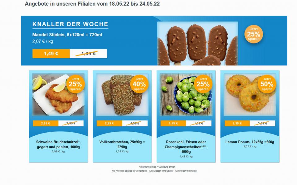 Angebote Werbung ab 18. Mai 2022 bei frostKauf - Ihr Tiefkühl-Discount – Bruckdorf, Deutsche Grube, Kanena-Bruckdorf aus Halle (Saale)