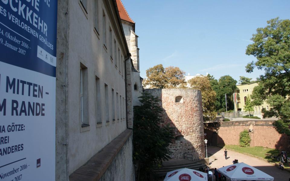 Burggraben der Moritzburg, Friedemann-Bach-Platz, Stadtmitte aus Halle (Saale) 7