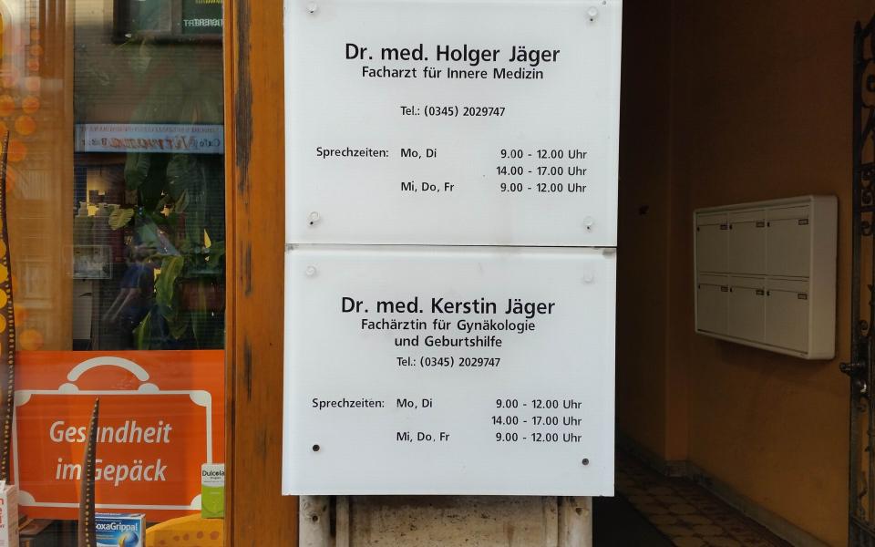 Dr. med. Holger Jäger  Internist aus Halle (Saale) 2
