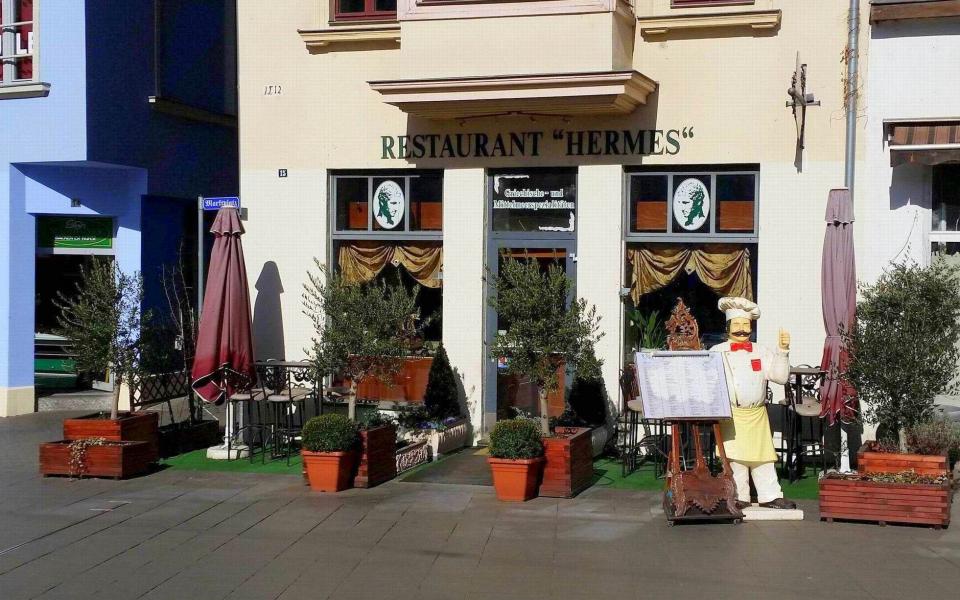 HERMES - griechisches Restaurant, Marktplatz, Altstadt aus Halle (Saale)