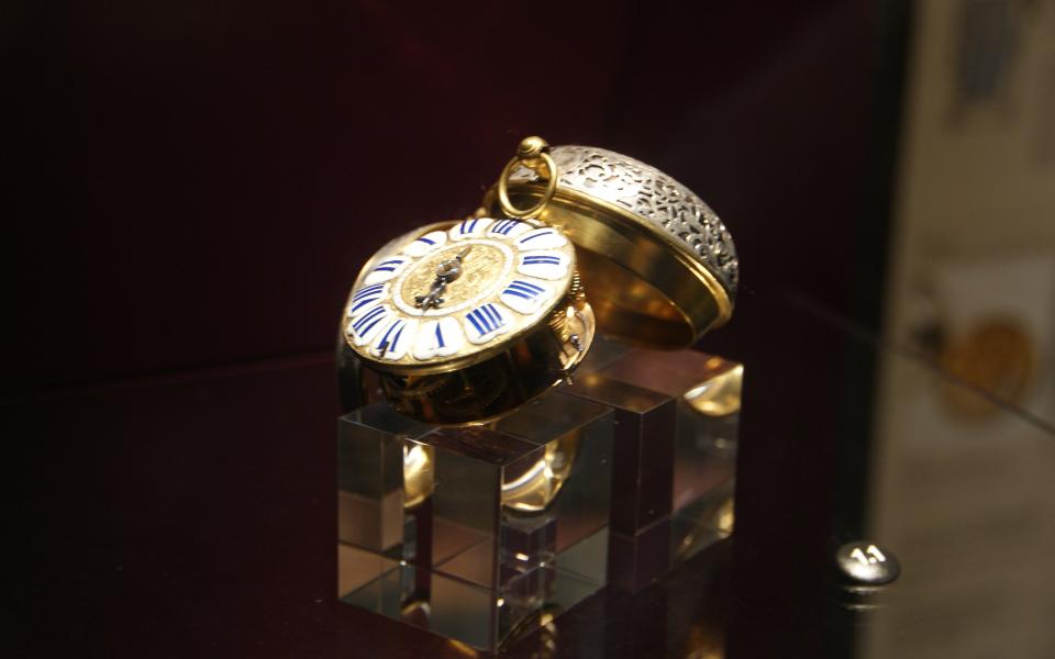 Taschenuhr in der Ausstellung "Wunder-Werk Taschen-Uhr" Neuenburg Bild 2