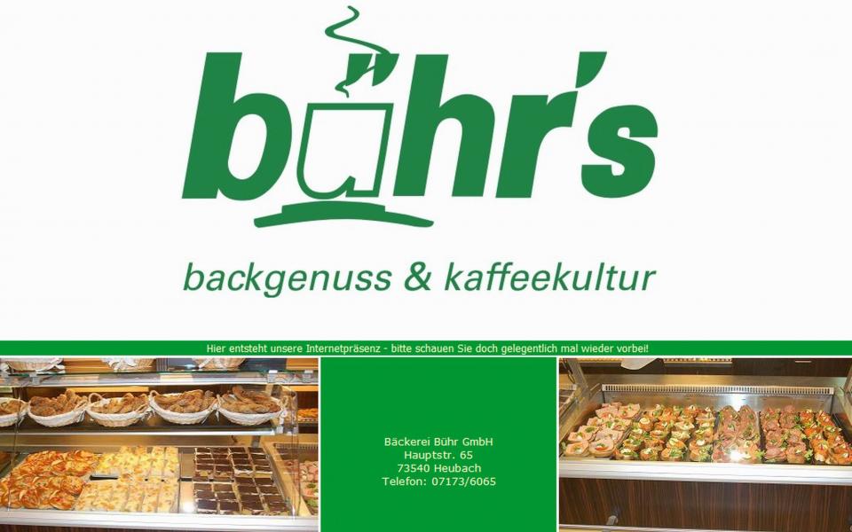 Bäckerei Bühr GmbH, Hauptstraße aus Heubach