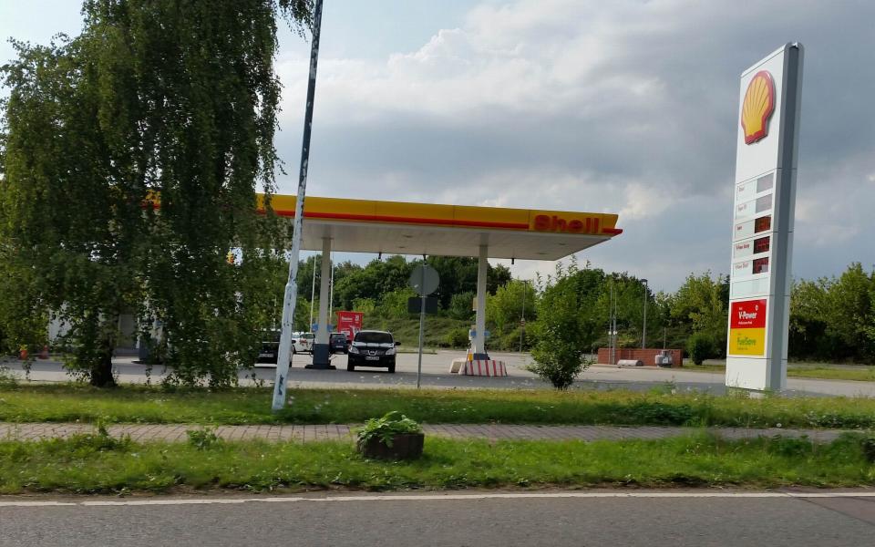Shell Tankstelle - Angersdorf aus Teutschenthal 2