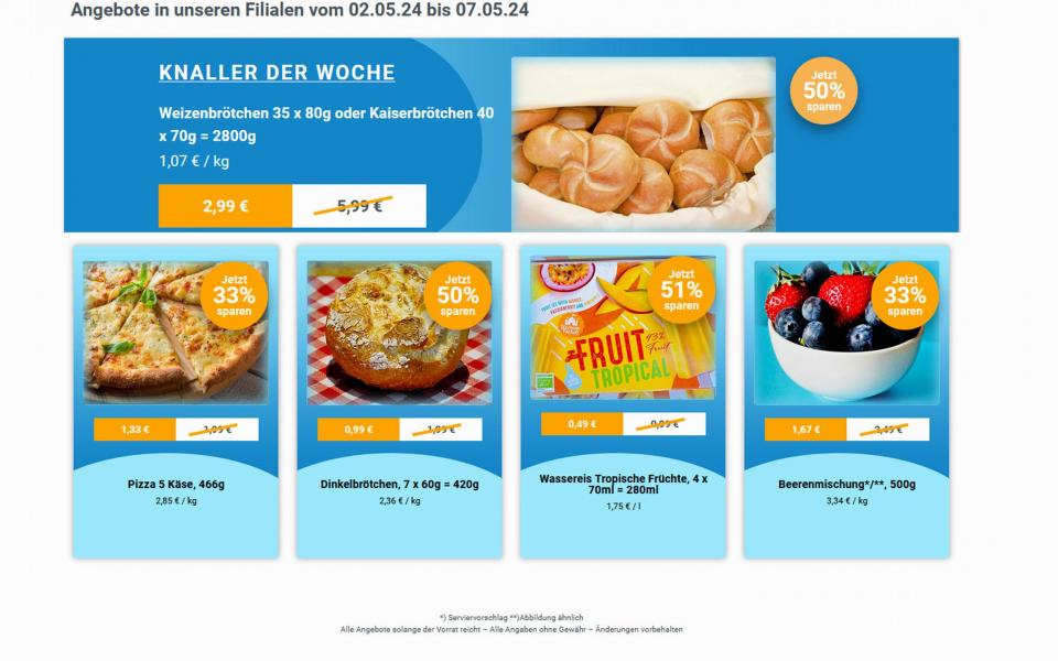 Angebote Werbung ab 02. Mai 2024 bei Frostkauf – Ihr Tiefkühl-Discount, Berliner Allee aus Hohenwarsleben