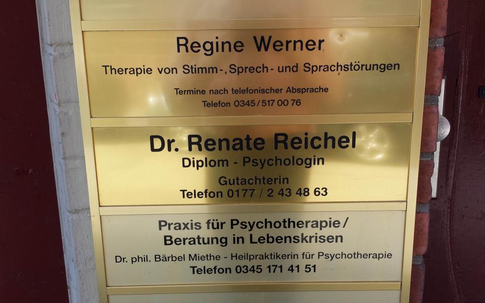 Dr. Renate-Katrin Reichel - Psychologin aus Halle (Saale)