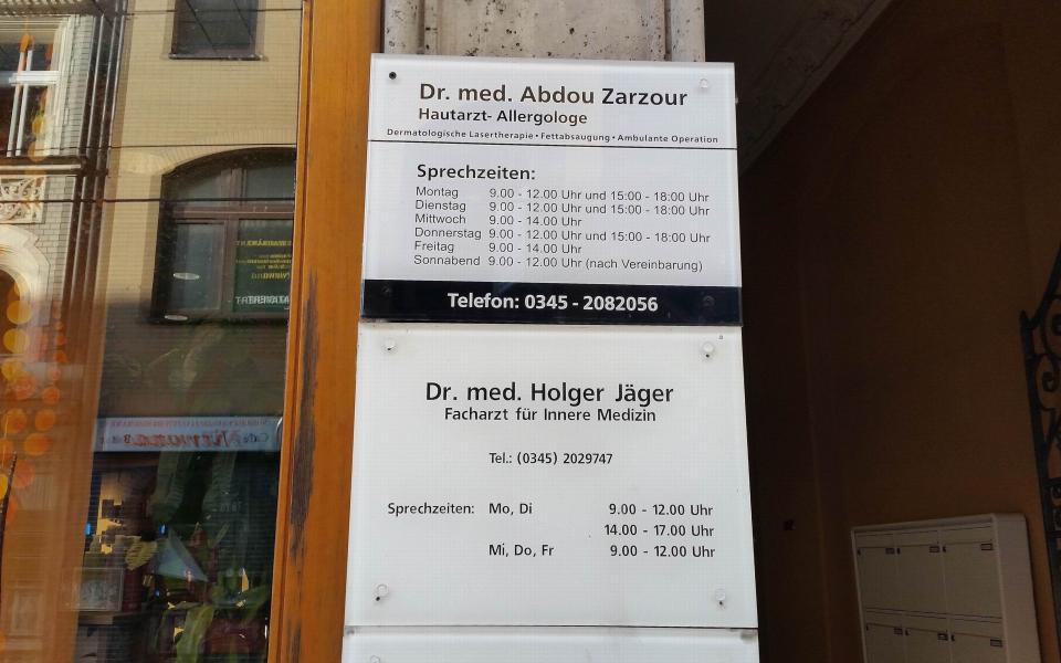 Dr. med. Abdou Zarzour Hautarzt aus Halle (Saale) 2