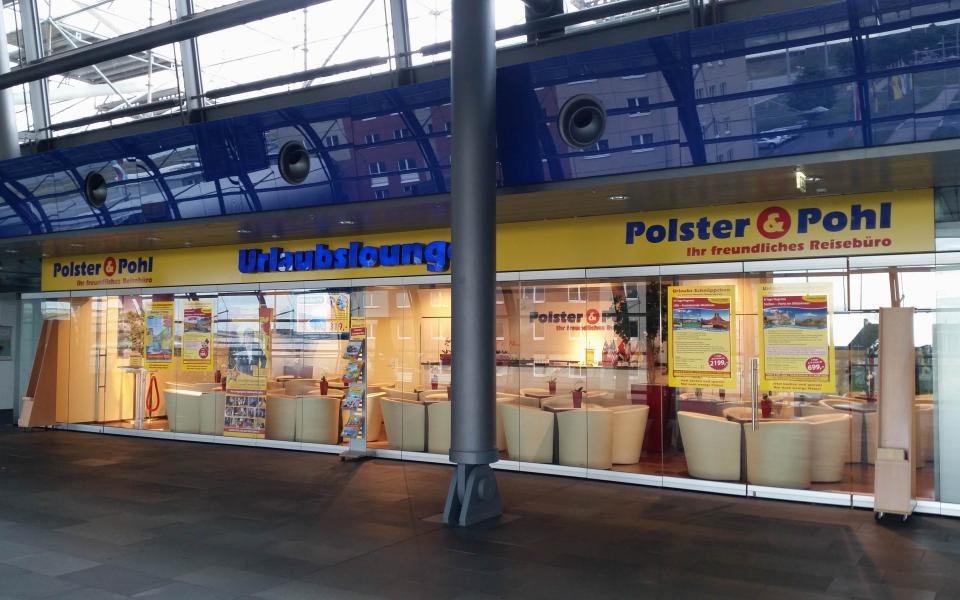 Polster & Pohl Reisebüro, Bahnhofstraße aus Chemnitz
