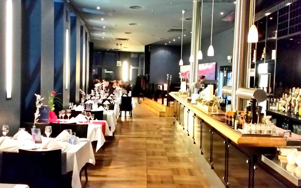 Bar und Restaurant vom Panorama Tower in Leipzig