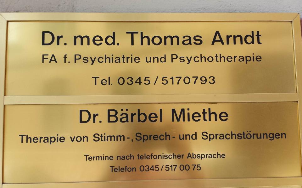 Dr. med. Thomas Arndt - FA für Psychiatrie & Psychotherapie aus Halle (Saale)