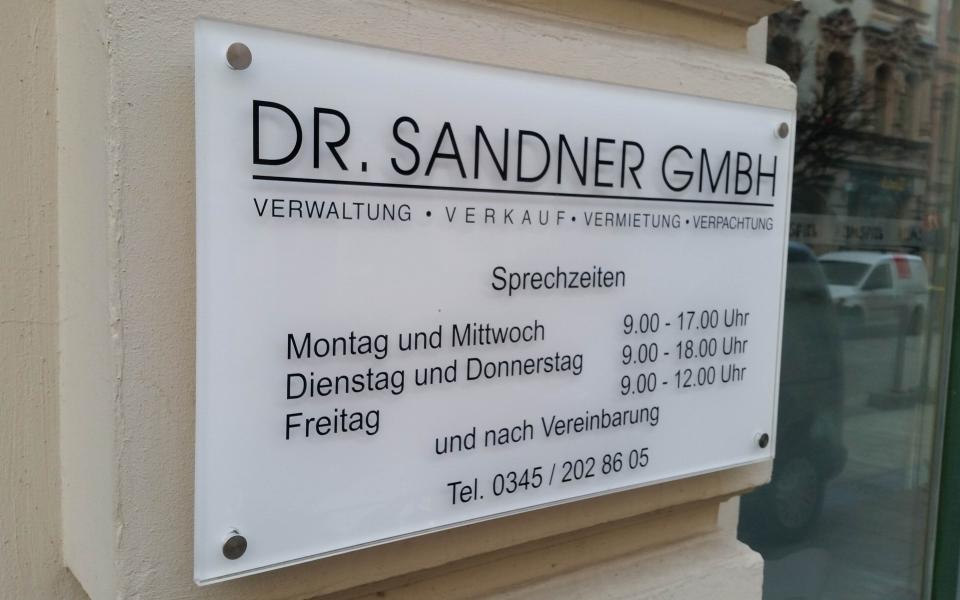 Öffnungzeiten Dr. Sandner GmbH - Immobilienmakler & Hausverwaltung, Sternstraße, Innenstadt aus Halle (Saale) 2