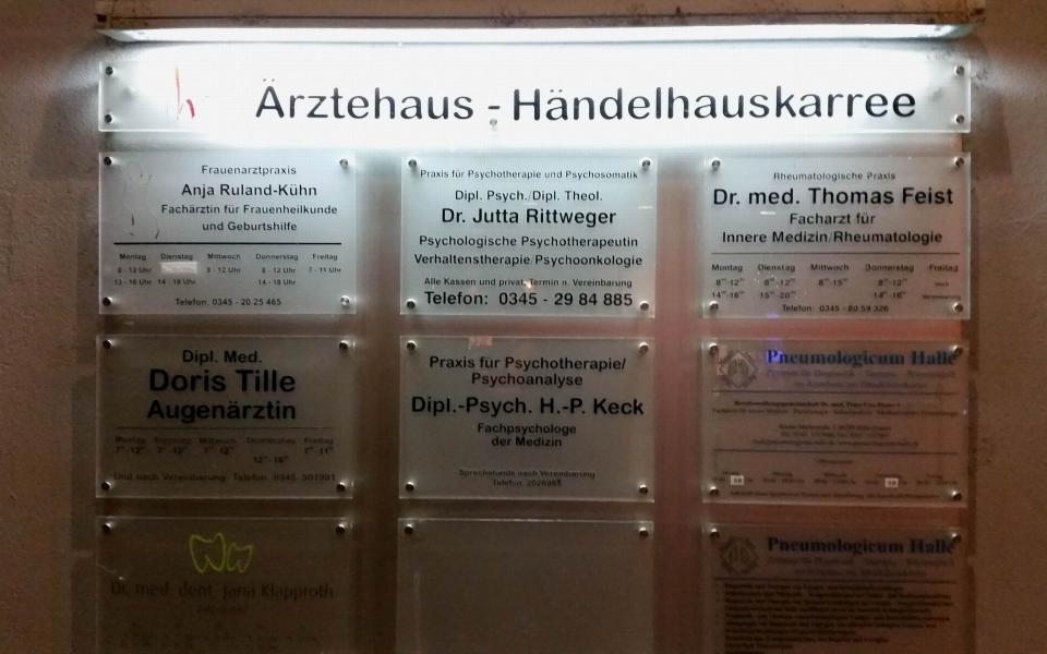 Dipl.-Psychologe Hans-Peter Keck Kleine Marktstraße 3 aus Halle (Saale) 2