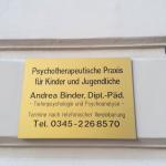 Dipl.-Päd. Andrea Binder - Psychotherapeutin aus Halle (Saale)