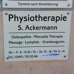 Physiotherapeutische Praxis Sylvia Ackermann aus Halle (Saale)